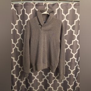 Ralph Lauren Men's Grey Collar Sweater M